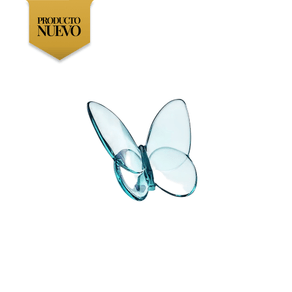 Mariposa De La Suerte Baccarat Turquesa en cristal